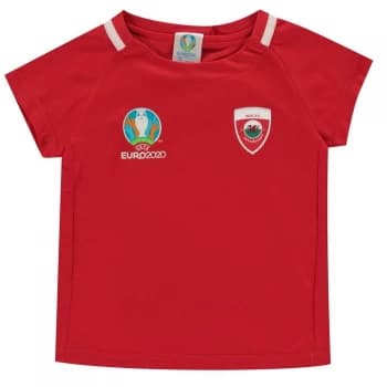 UEFA Euro 2020 Wales Polyester T Shirt Infants - Red