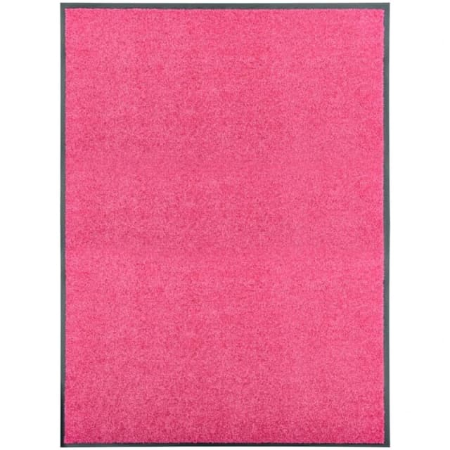 VIDAXL Doormat Washable Pink 90x120cm Vidaxl 8720286065006