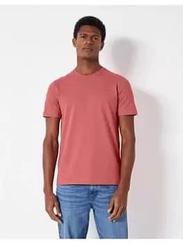Crew Clothing Crew Classic T-Shirt - Dark Pink Size 2XL, Men