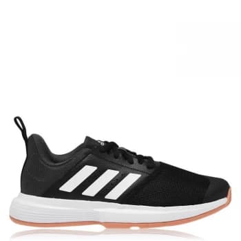 adidas Essence Mens Indoor Sports Shoes - Black/White