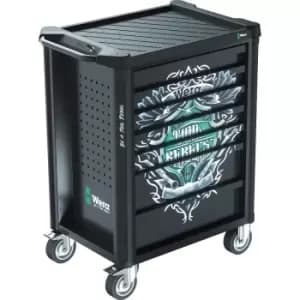 Wera Tool Rebel 7 Drawer Roller Cabinet and Hand Tool Kit Black
