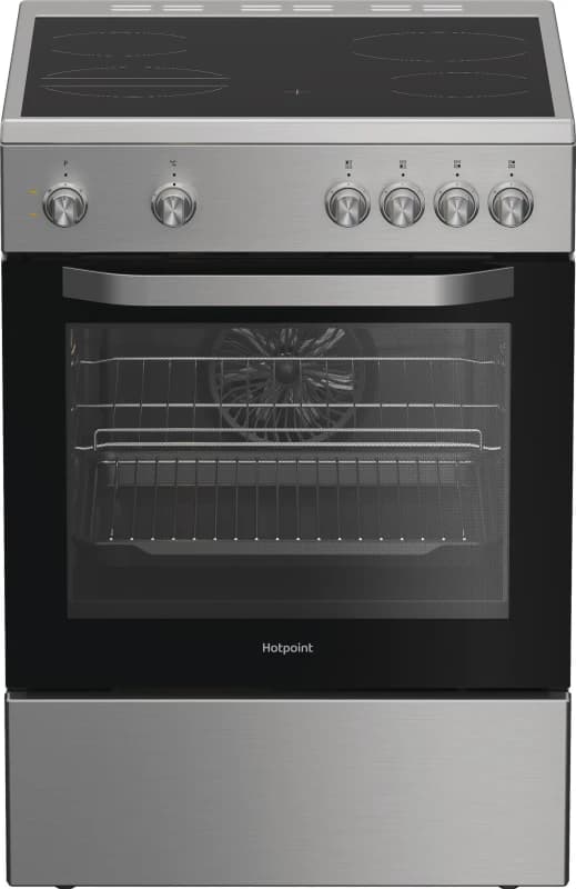 Hotpoint 60cm Electric Cooker - Stainless steel H6V5KMXUK Stainless steel