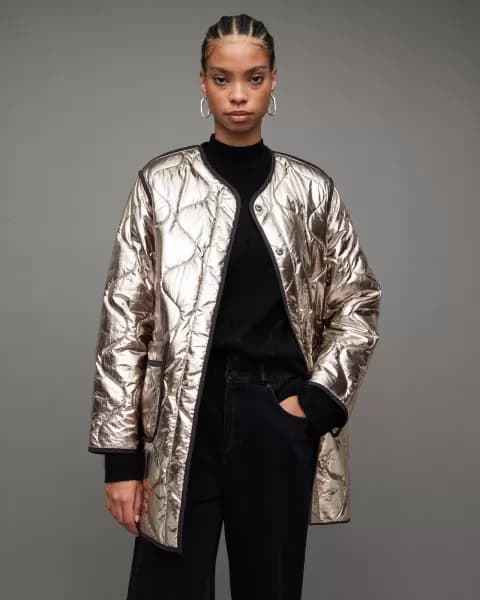 AllSaints Phyllis Relaxed Reversible Liner Jacket