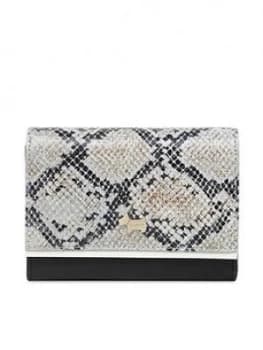 Radley Colour Block Piping Medium Flapover Purse - Black/Multi