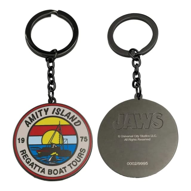 Jaws Jaws 50th Anniversary Regatta Boat Tour Limited Edition Numbered Keyring Multi One Size Unisex 5060948297325