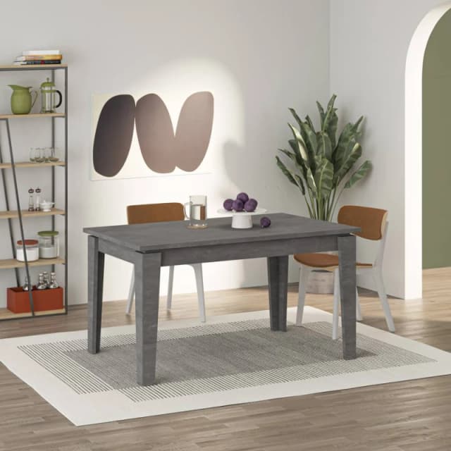 Decortie Tolmen Modern Extendable Dining Table 140-190Cm Retro Grey 8.68363E+12