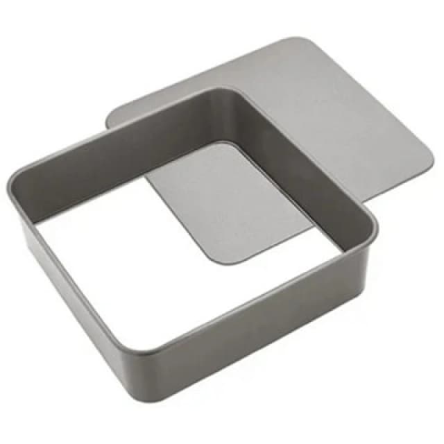 Judge Bakeware Non-Stick Square Cake Tin 25Cm With Loose Base - Grey