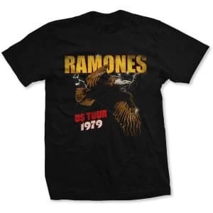 Ramones - Tour 1979 Unisex Large T-Shirt - Black