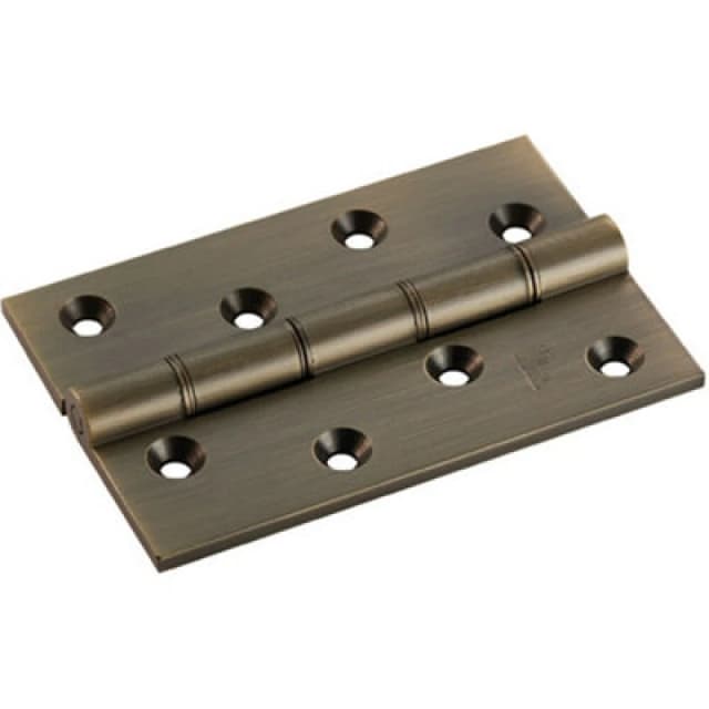 Loops PAIR 102 x 67 x 4mm Brass Washered Butt Hinge Antique Brass Internal Door Metallics