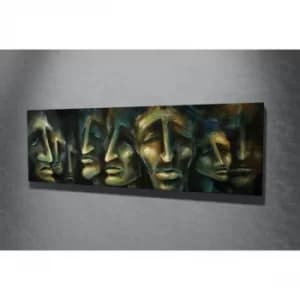 PC172 Multicolor Decorative Canvas Painting