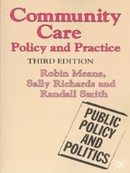 Community Care by Robin Means and Randall Smith and Sally Richards Paperback