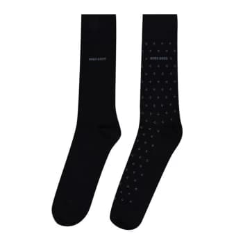 Hugo Boss Patterned Socks Navy/Pattern