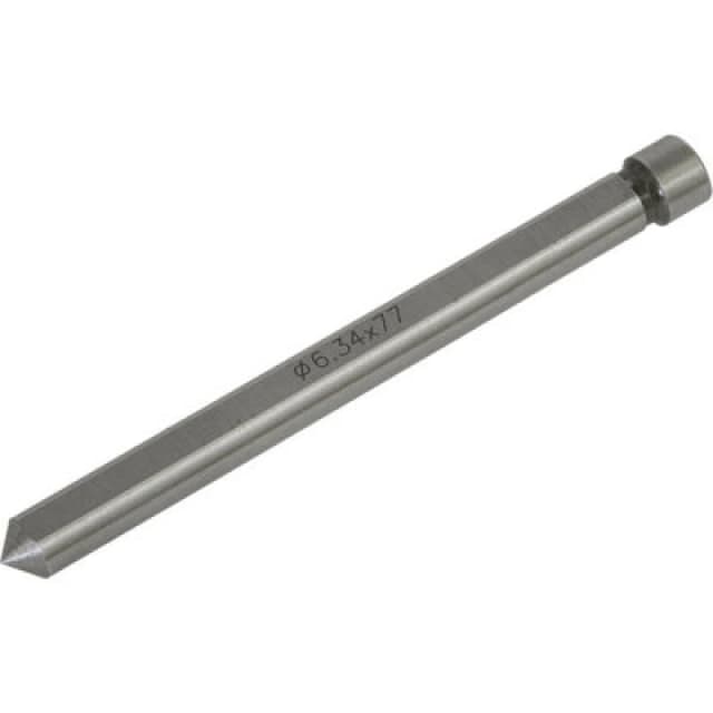 Loops 77mm Short Straight Guide Pilot Pin for 25mm Depth Rotabor Cutter - 13mm to 35mm Multi