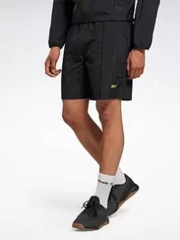 Reebok Lightweight Woven Shorts - Black Size M Men