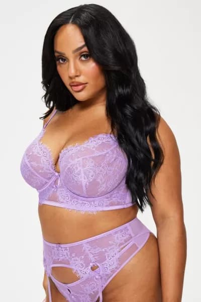 Blissful Fuller Bust Non Pad Plunge Bra