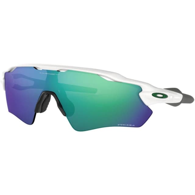 Oakley RADAR EV PATH Running Glasses Prizm Team Colors Polished White Prizm Jade Iridium