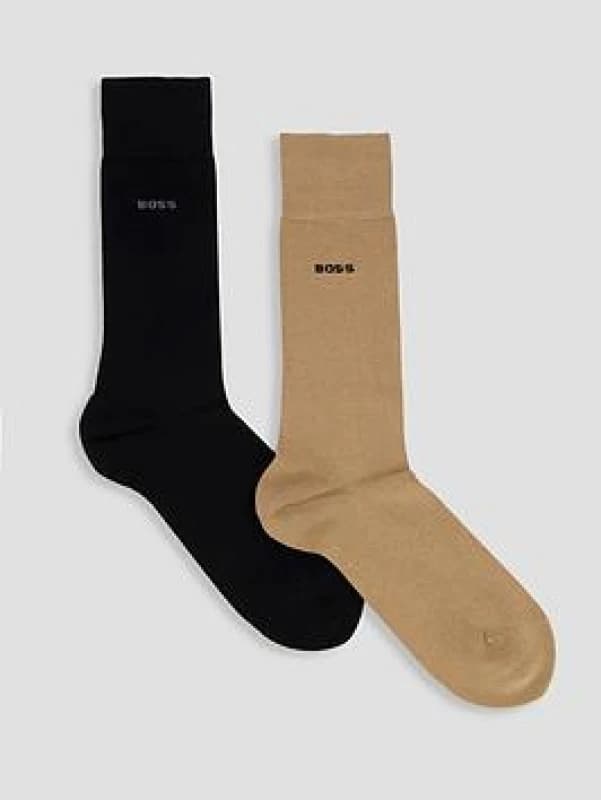 Boss Mens Bamboo Crew Socks Med Beige 260 male Mens 9-11