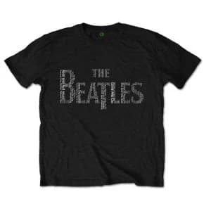 The Beatles - Drop T Songs Unisex Large T-Shirt - Black