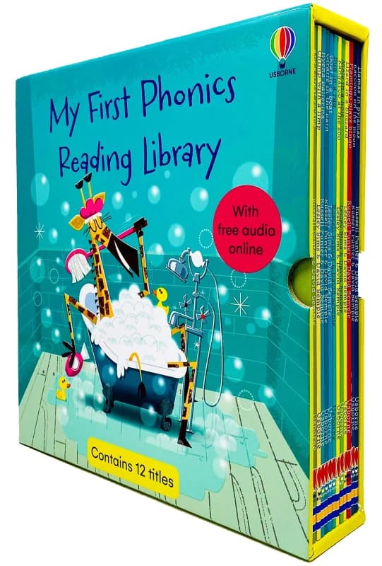 Usborne My First Phonics Reading Library Box Set 12 Phonics Readers For Beginners Usborne Books