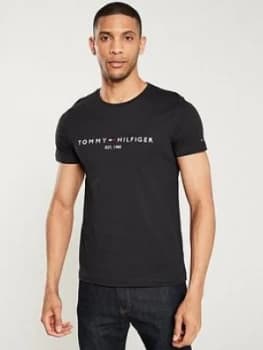 Tommy Hilfiger Tommy Logo T-Shirt - Black Size M Men