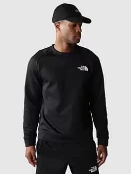 The North Face Mountain Athletics Crew Sweat Top - Black, Size S, Men