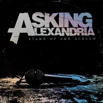 Asking Alexandria - Stand Up And Scream 10th Anniversary Silver With Black Splatter Vinyl