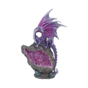 Amethyst Custodian Dragon Figurine