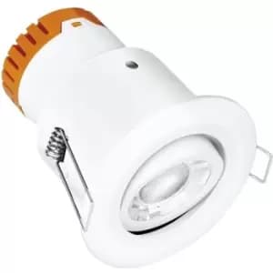 Aurora Enlite 8W Polished Chrome Adjustable Dimmable Integrated Downlight Warm White - EN-DE82PC/30