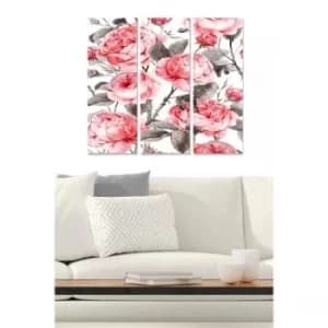 MDF79254828 Multicolor Decorative MDF Painting (3 Pieces)