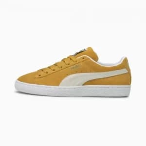 Womens PUMA Suede Classic Xxi Trainers, Yellow, size 4.5, Shoes