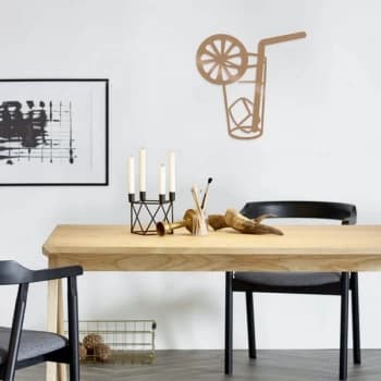 Drink - Copper Copper Decorative Metal Wall Accessory