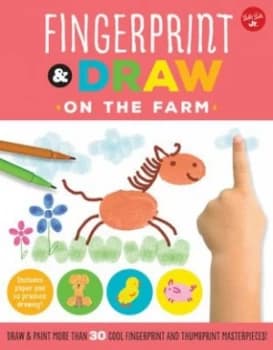 Fingerprint and Draw on the Farm by Maite Balart Book