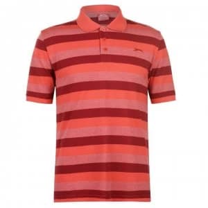 Slazenger Pique Polo Shirt Mens - Red