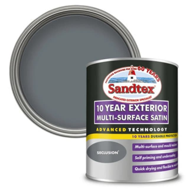 SANDTEX Sandtex 10 Year Exterior Multi Surface Satin - Seclusion - 750ml 5100994