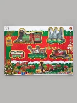 Festive Elf Train Set With Lights And Music