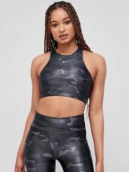 Nike Medium Support Swoosh Bra - Grey Size M Women