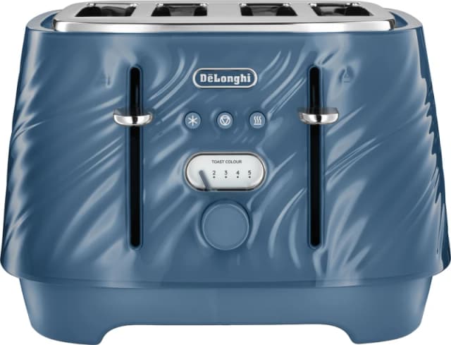 DeLonghi Ballerina Seta CTDS4003.BL 4 Slice Toaster - Blue