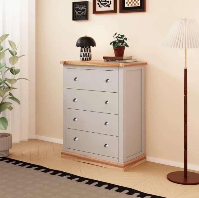 Cabinet Bits Bomporto 4 Drawer Chest Of Drawers Chrome Knob