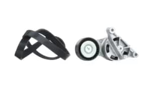 RIDEX V-ribbed belt set 542R0044 Serpentine belt kit,Auxiliary belt kit VW,AUDI,SKODA,Golf V Schragheck (1K1),TOURAN (1T1, 1T2),Passat Variant (3C5)