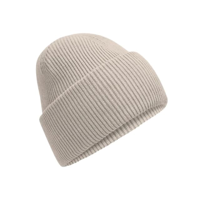 Beechfield Beechfield Men Classic Deep Cuffed Beanie in Natural Natural One Size Male 5063425806904