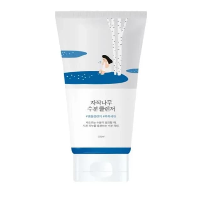 ROUND LAB Birch Juice Moisturizing Cleanser gentle foaming wash gel with regenerative effect 150ml