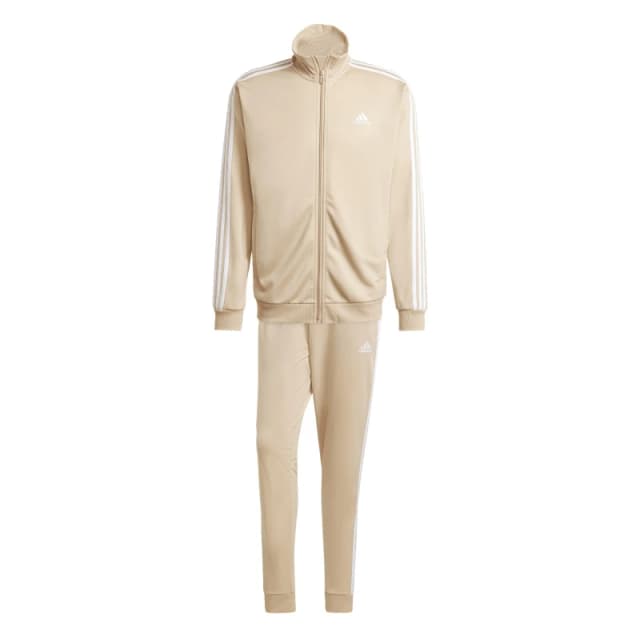 adidas Mens Trainer Woven Tracksuit Beige male XS