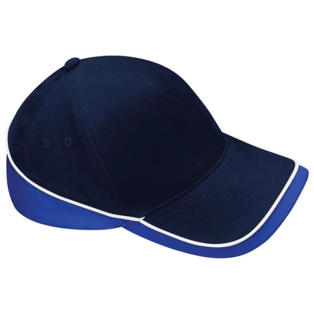 Beechfield Beechfield Teamwear Competition Cap Baseball Headwear in Navy Navy One Size Unisex 5055747772821