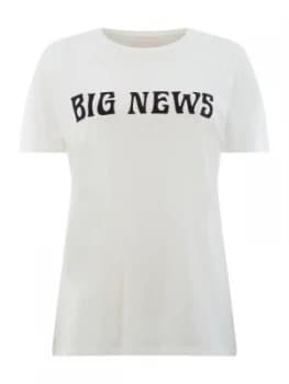 Ban.do Big News Classic Tee Cream