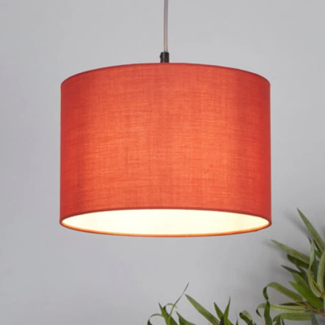 Lighting Collection Drum Shade Terracotta unisex 30cm