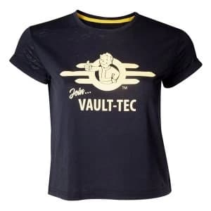 Fallout - Join Vault-Tec Womens Large T-Shirt - Black