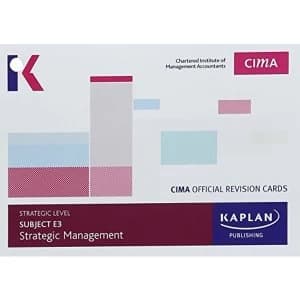 E3 STRATEGIC MANAGEMENT - REVISION CARDS by KAPLAN PUBLISHING (Paperback, 2017)