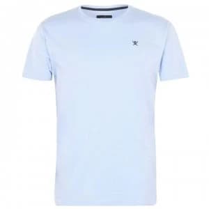 Hackett Hackett Short Sleeve Logo T-Shirt - Chambray564
