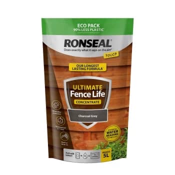 Ronseal Ultimate Fence Life Concentrate Paint Charcoal Grey - 950ml