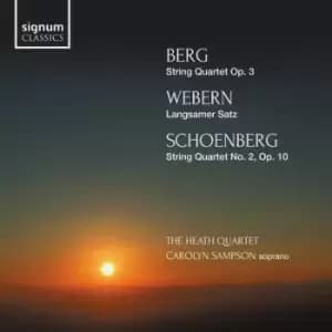 Berg String Quartet Op 3/Webern Langsamer Satz/ by Alban Berg CD Album